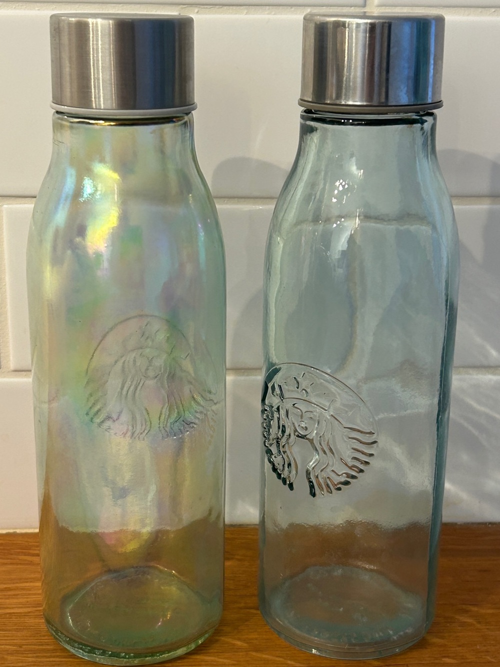 Starbucks Water Bottles x 2